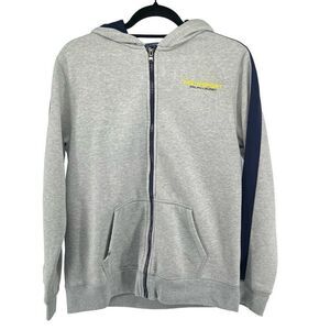 Polo Sport Ralph Lauren Kid’s Gray Blue Full Zip Hoodie Jacket XL 18/20
